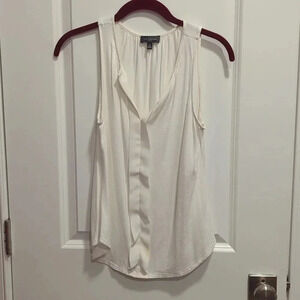 The Limited Cream Sleeveless Blouse